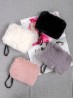 Rectangular Plush Purse W/ Strap